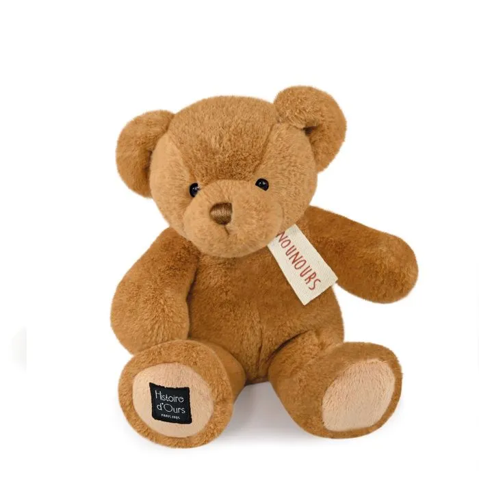 Histoire d'Ours - Nounours noisette 28 cm - DOUDOU ET COMPAGNIE-0