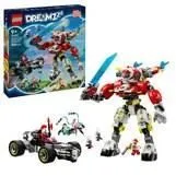 LEGO DREAMZzz 71497 Robot-tigre de Cooper et bolide de Zero - Jouet de construction 3-en-1-0