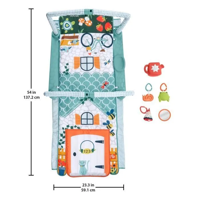 Fisher-Price - Mon Tapis - Cabane 3 En 1 - jouet naissance 1er age - 0 mois et + HJK45-7