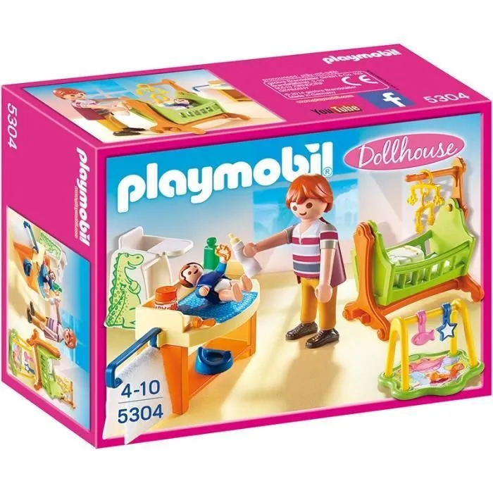PLAYMOBIL 5304 - La Maison Traditionnelle - Chambre de Bébé-0