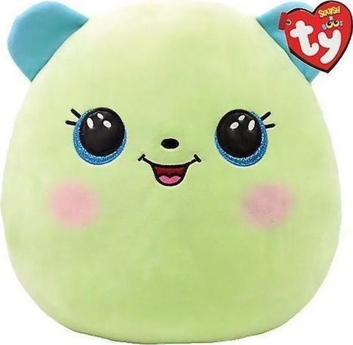 Peluche Ty - TY39227 - Squish a boos - Coussin Peluche Clover l'ours-0