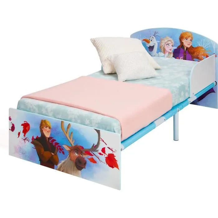 DISNEY LA REINE DES NEIGES Lit enfant 70x140 cm - Sommier inclus-3