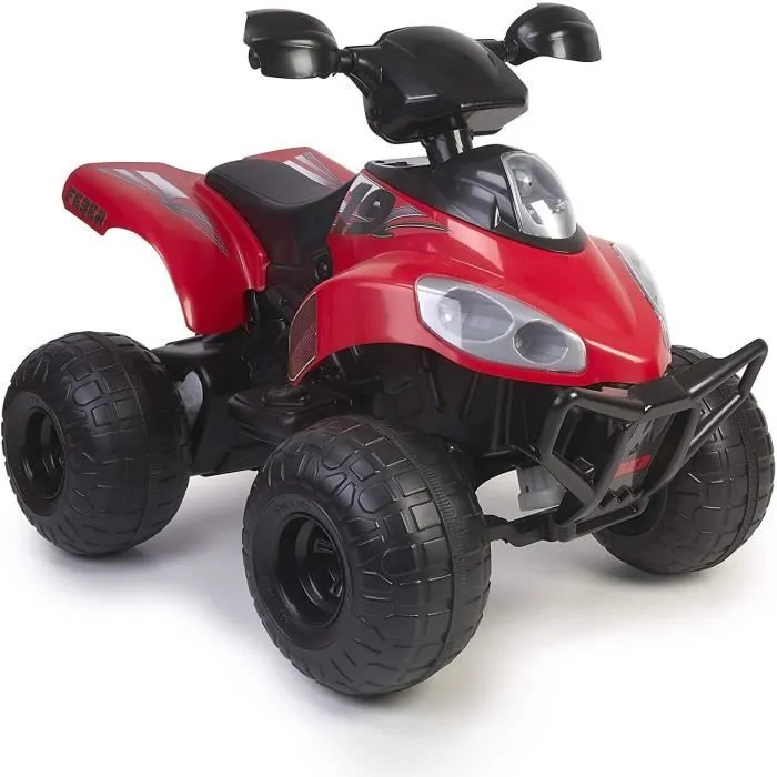 Quad électrique 12V FEBER Motion - Rouge pour enfant de 3 ans et plus-0