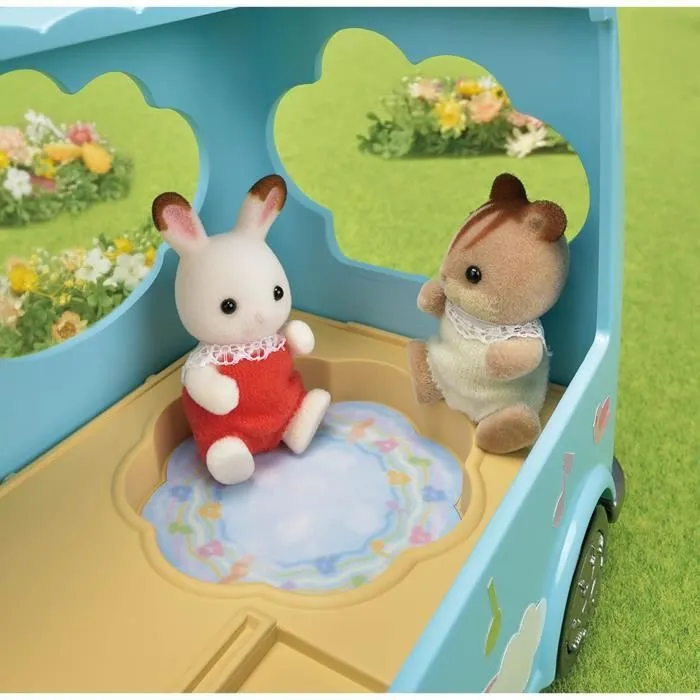 Bus Arc-en-Ciel - SYLVANIAN FAMILIES - Mixte - A partir de 3 ans - Crèche et école-6