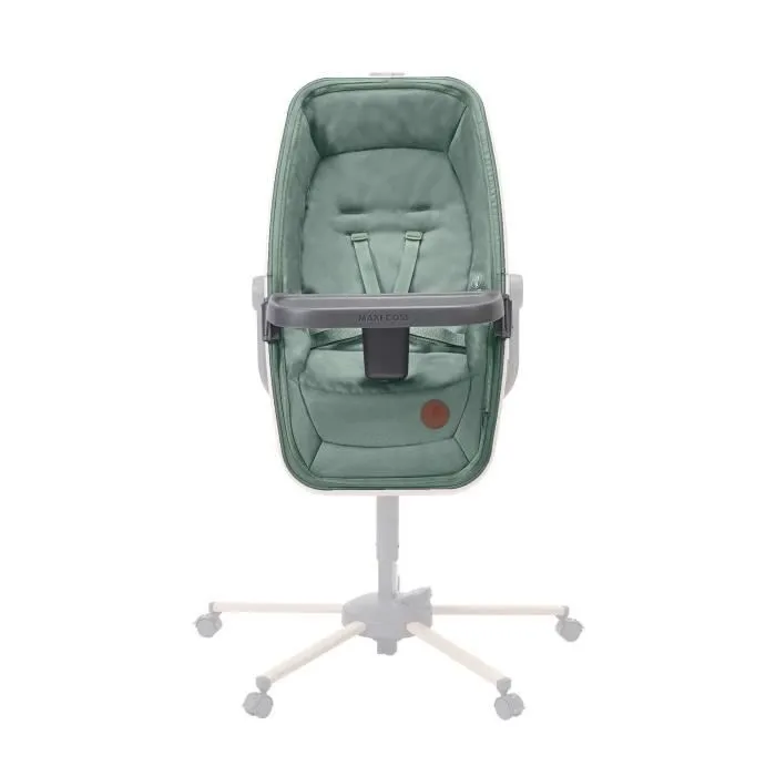 MAXI COSI Kit repas pour transat Alba, chaise haute bébé avec tablette + housse de protection Beyond Green, de 6 mois à 3 ans-1