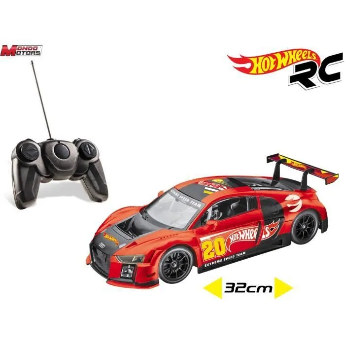 Véhicule radiocommandé Audi R8 Le Mans Series Hot Wheels 1:14ème-3