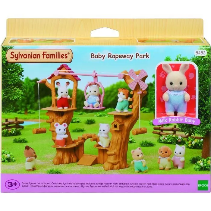 Figurine miniature - SYLVANIAN FAMILIES - La tyrolienne des bébés - Henry le bébé lapin crème - Multicolore-0