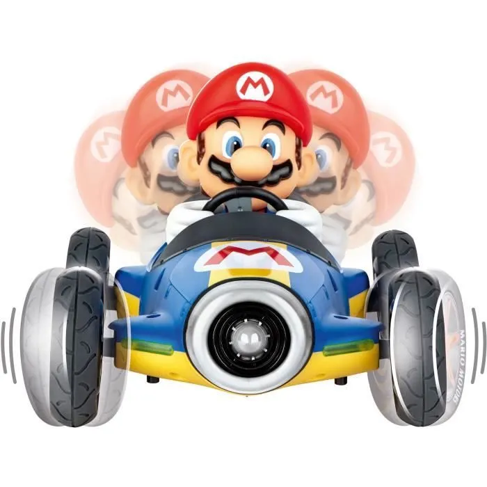 Bebeboutik Voiture radiocommandee Mario Kart Mach 8 CARRERA TOYS Mario 2 4GHz Multicolore