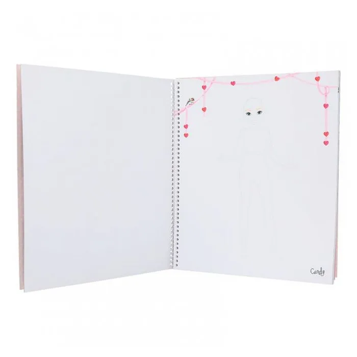 Livre de coloriage - DEPESCHE - Create Your - Spécial mariage - Multicolore - Pour filles-2
