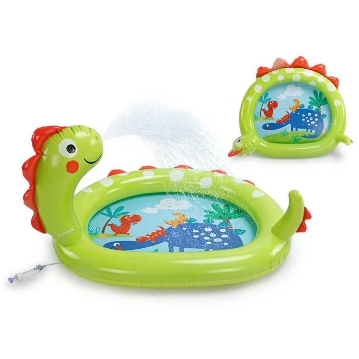 Piscinette gonflable Fontaine Dinosaure - Intex-0