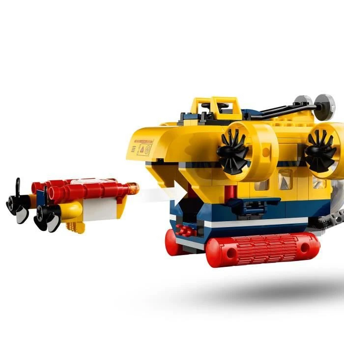 LEGO® City 60264 Le sous-marin d’exploration, Jeu de Construction avec Mini-figurines, Idée Cadeau et Jouet pour Enfants 5 ans et +-2