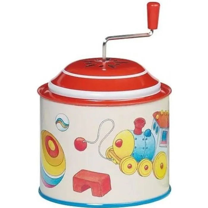 Moulin à musique - Cause - Métal - 11 cm - 7,5 cm - A partir de 2 ans-0