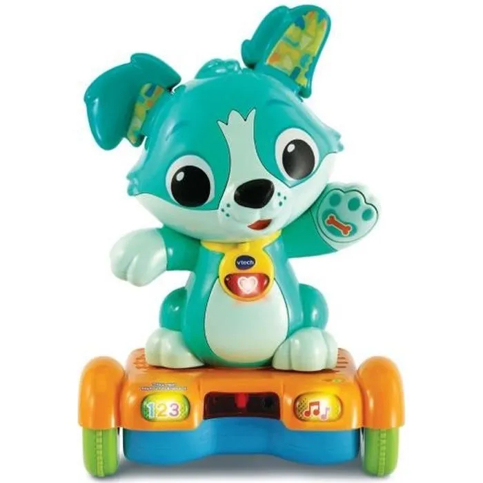 VTECH BABY - Titou, Mon Toutou Hoverboard - Chien Malicieux à 3 Roues - Piles Fournies - 12 à 36 mois-0