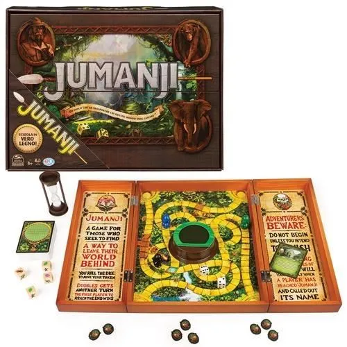 Jeu de questions - SPIN MASTER - Jumanji In Legno - Mixte - 2 joueurs ou plus - Intérieur-1