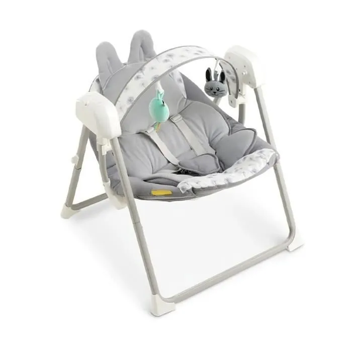 Balancelle Swinggy - MAÏKA - Gris - 3 vitesses - 2 positions d'assise-1
