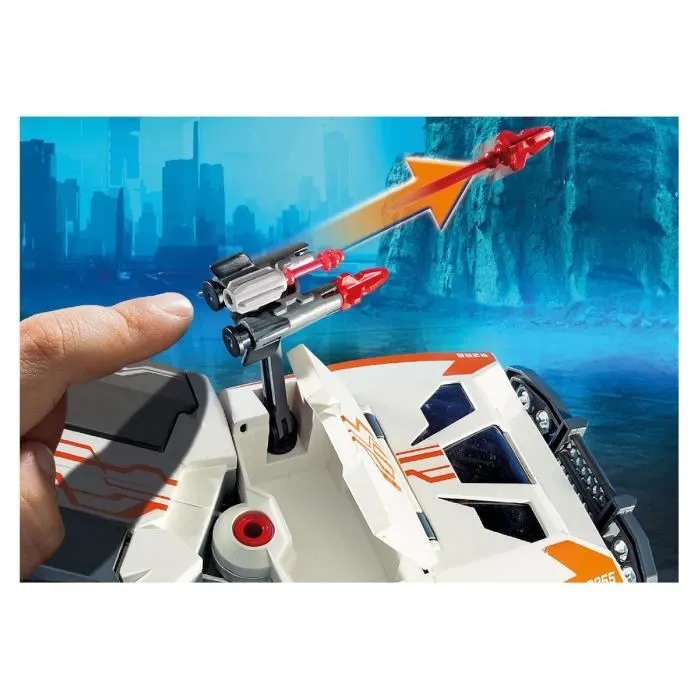 PLAYMOBIL 9255 - Camion et Navette de la Spy Team - City Action - Les Top Agents-3