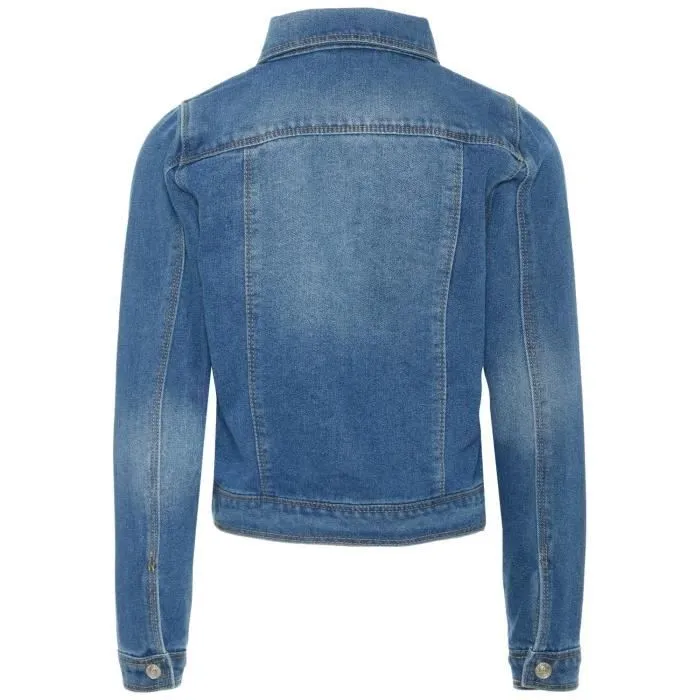 Veste en jean - Name it - Nitstar Rika - Medium blue denim - Fille - Enfant-2