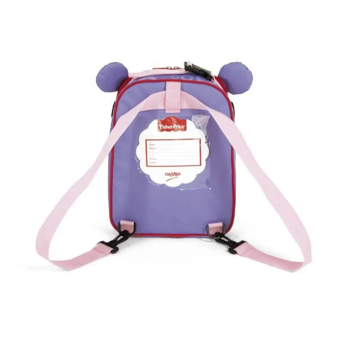 sac à dos hippopotame 28 cm violet-2
