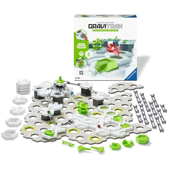 Gravitrax Starter Set Twist 101 pièces, Circuit de billes, Jeu de construction créatif, Dès 8 ans, 22576, Ravensburger-3