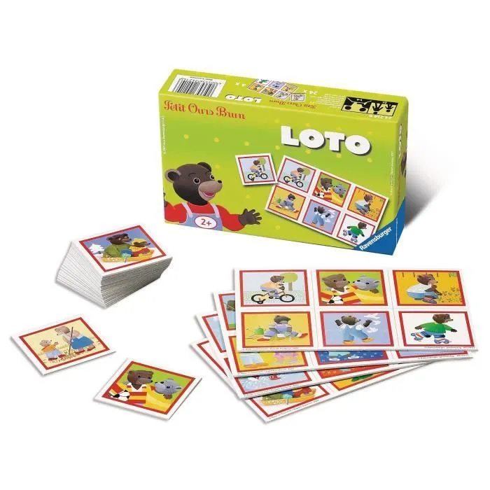 PETIT OURS BRUN Loto - Jeu éducatif classique - Ravensburger-Dès 2 ans-3