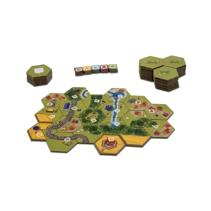 Jeu de plateau - GIGAMIC - Dorfromantik - Blanc - A partir de 9 ans - 1 à 6 joueur(s)-1