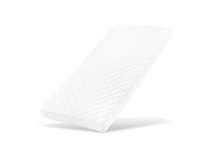 Lit bebe 120x60cm avec tiroir,Lit Bebe evolutif avec Matelas en Mousse,barrière de sécurité en Bois et Gaine protectrice, Gris-5
