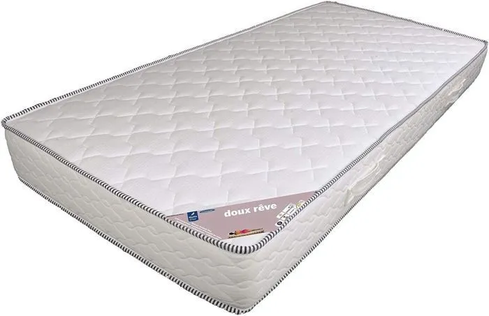 Matelas 100x200 cm epaisseur 18 cm - Ferme - Aertech 30 Kg-m3 HR Dernire Gnration - Trs Respirant-0