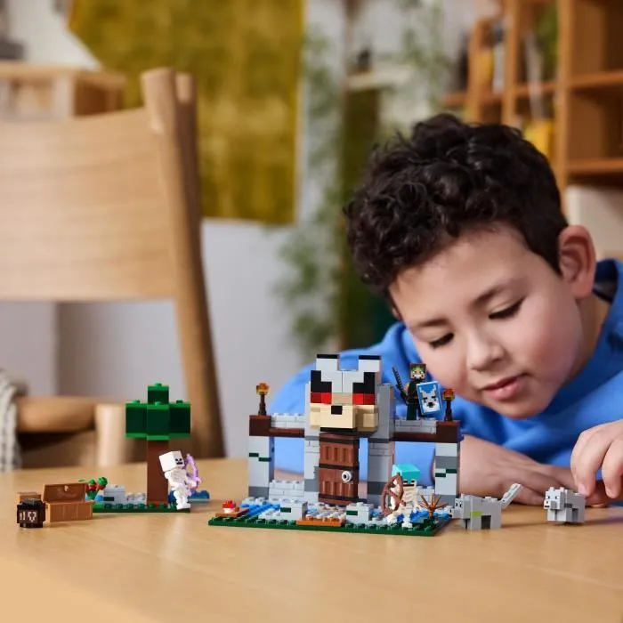 LEGO® Minecraft® 21261 La forteresse du loup - Jeu d’exploration sur le thème du squelette-4