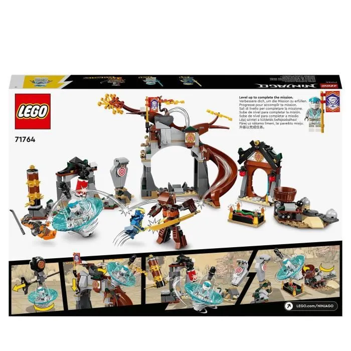 LEGO® 71764 Ninjago Le Centre D’Entraînement Ninja, Toupie Jouet Pour les Enfants Avec les Minifigures Zane & Jay-5