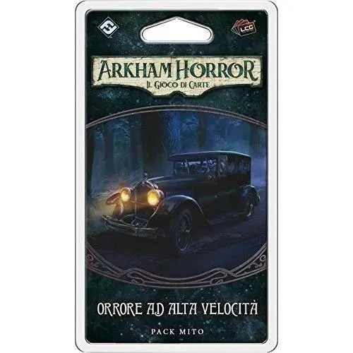ASMODEE - ARKHAM HORROR, JEU DE CARTES : HORREUR À HAUTE VITESSE, EXPA-0