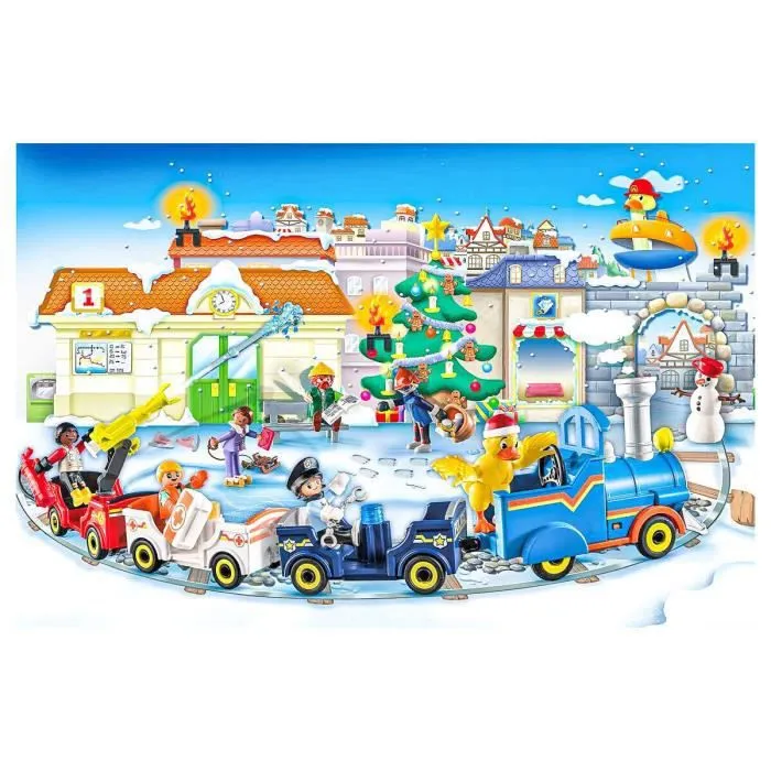 Calendrier de l'Avent - Playmobil - Duck on Call 70901 - 137 pièces - Pour enfants de 3 ans et plus - Mixte-3