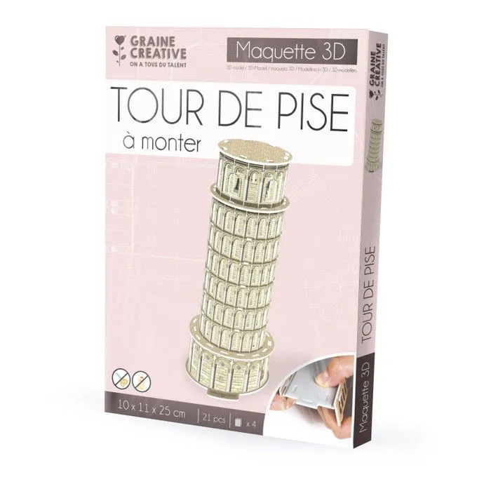 Puzzle 3D Tour de Pise - Architecture et monument - Mixte-1