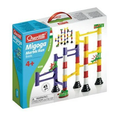 Circuit à billes - QUERCETTI - Migoga Marble Run Basic - 45 pièces - Garçon - A partir de 4 ans-1