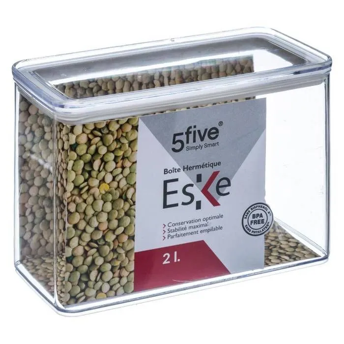Boîte de conservation - FIVE - Eske - Rectangulaire - 2L - Lave-vaisselle compatible-1