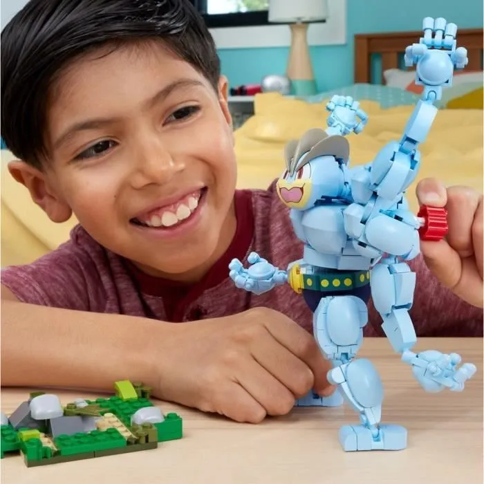 MEGA-Pokémon-Mackogneur-Figurine articulée 401 pièces HTH70-3