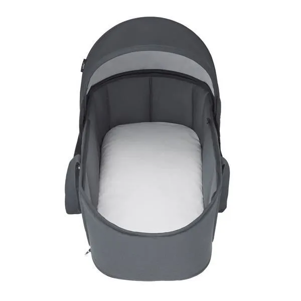 BEBE CONFORT Nacelle souple Laika, de la naissance à 6 mois, Légère et Pliable, Essential Graphite-2