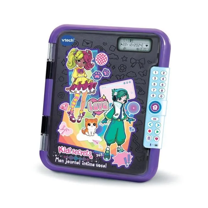 KIDISECRETS 365 - MON JOURNAL INTIME VOCAL (NOIR)-5