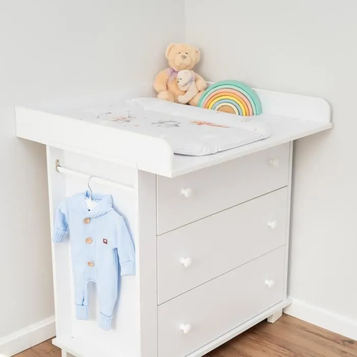 Matelas à langer bébé 70 x 50 cm-matelas à langer matelas à langer imperméable matelas à langer doux ours en peluche-3