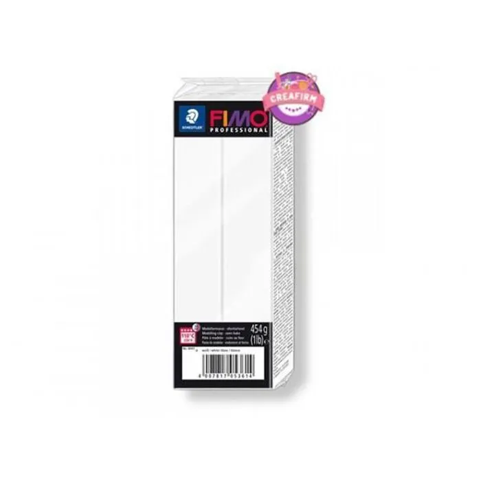 Pâte polymère - Fimo - Professional - Blanc - 454g - Texture ferme pour bijoux et figurines-0