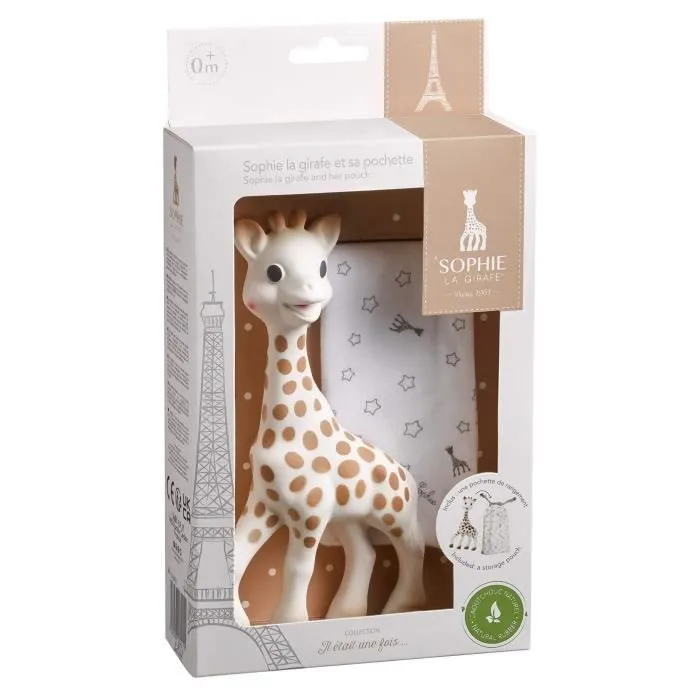 SOPHIE LA GIRAFE et sa pochette de rangement-1