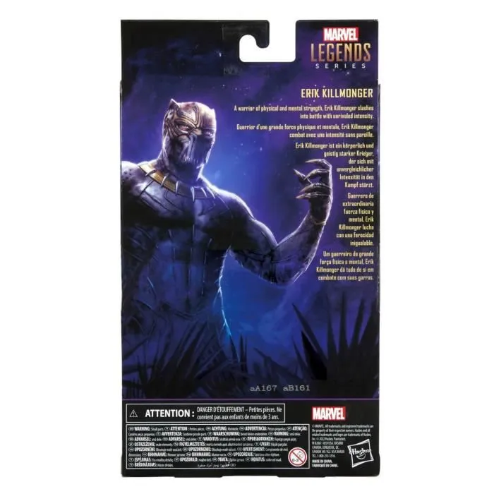 Erik Killmonger Black Panther Marvel Legends Series Figurine-1