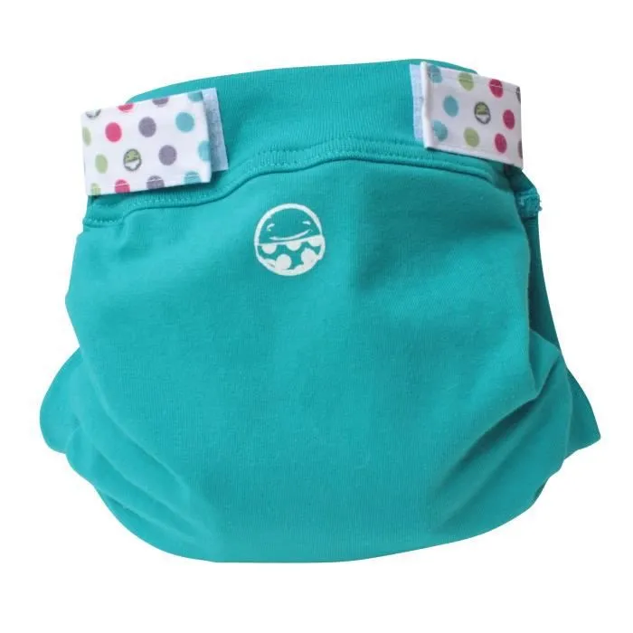 P'tits Dessous - Couche Hybride Bébé Petit Pea Turquoise - Taille L-0