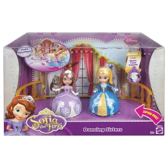 Jouet - MATTEL - Coffret Sofia Soeurs Danseuses - Poupées 10 cm - Pour filles - A partir de 2 ans-2
