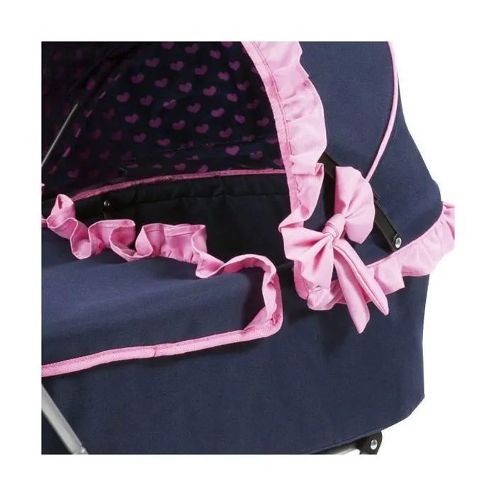 Landau - poussette Reig - REA12151 - Landau Poupee Bebe-Paseo Classic Vintage Bleu,-3