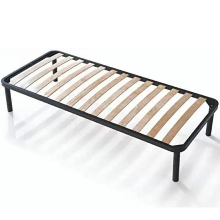 Sommier à Lattes IZTOSS - 90x190 cm - Pieds Inclus-1