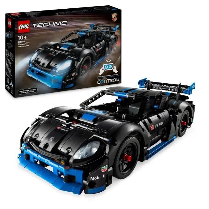 LEGO® Technic 42176 Voiture de course Porsche GT4 e-Performance - Modèle télécommandé-0