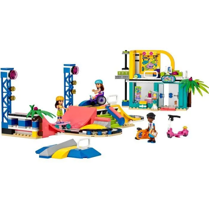 LEGO® Friends 41751 Le Skatepark, Jouet de Skateboard, avec Mini-Poupée et Scooter-1