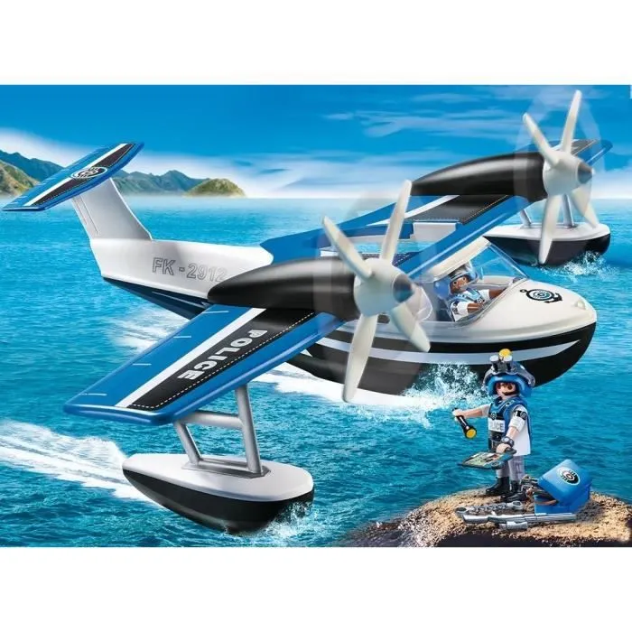 PLAYMOBIL 9436 - Hydravion de police - City Action - Mixte - A partir de 4 ans-1