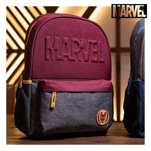 Cartable The Avengers - The Avengers - Rouge Gris - Enfant - Synthétique - Mixte-2
