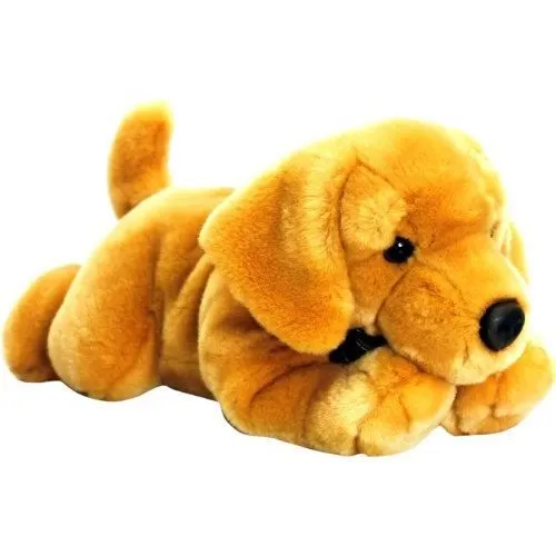 Bebeboutik Jouet de premier age KEEL TOYS Peluche chien Labrador miel 35 cm